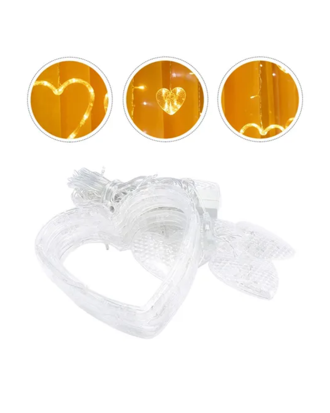 LED Kalp Neon Lamba Dekoratif Romantik Gece ve Ortam Işığı