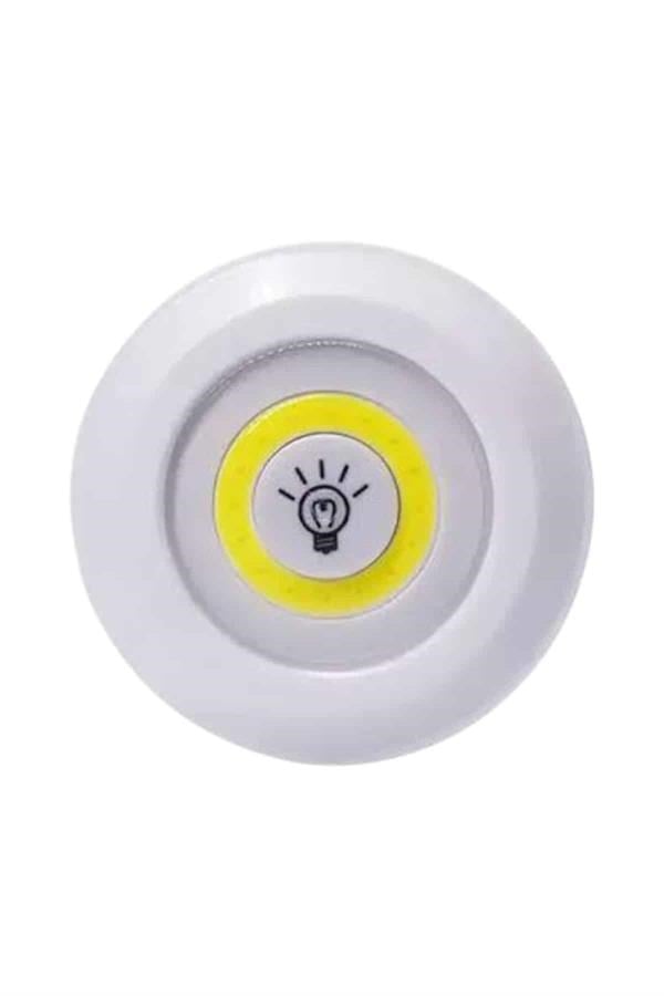 Led Lamba 3'lü Uzaktan Kumandalı Yapışkanlı