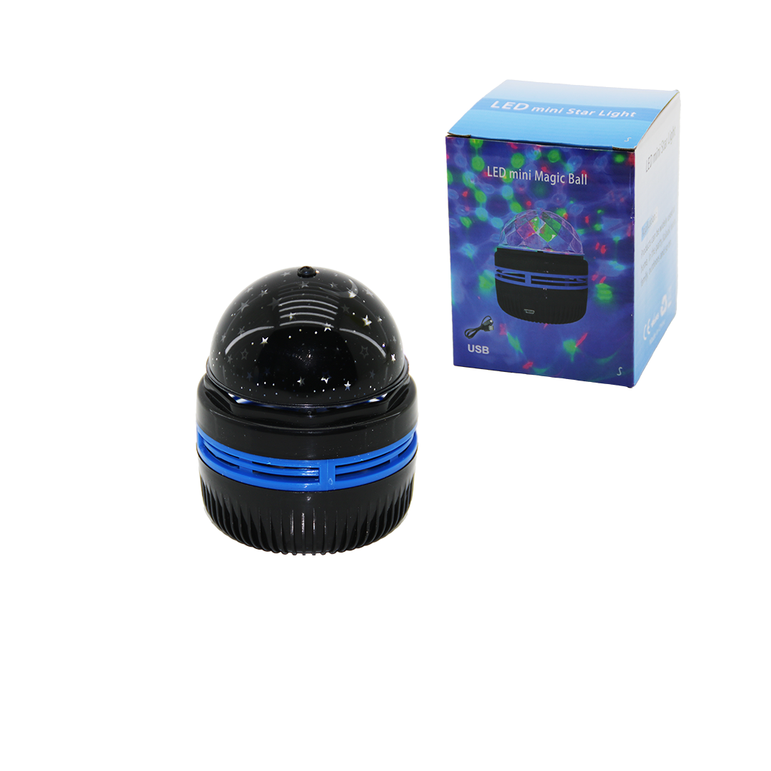 LED Mini Star Gece Lambası (USB & Pil, Renk Değiştirme, Döner)