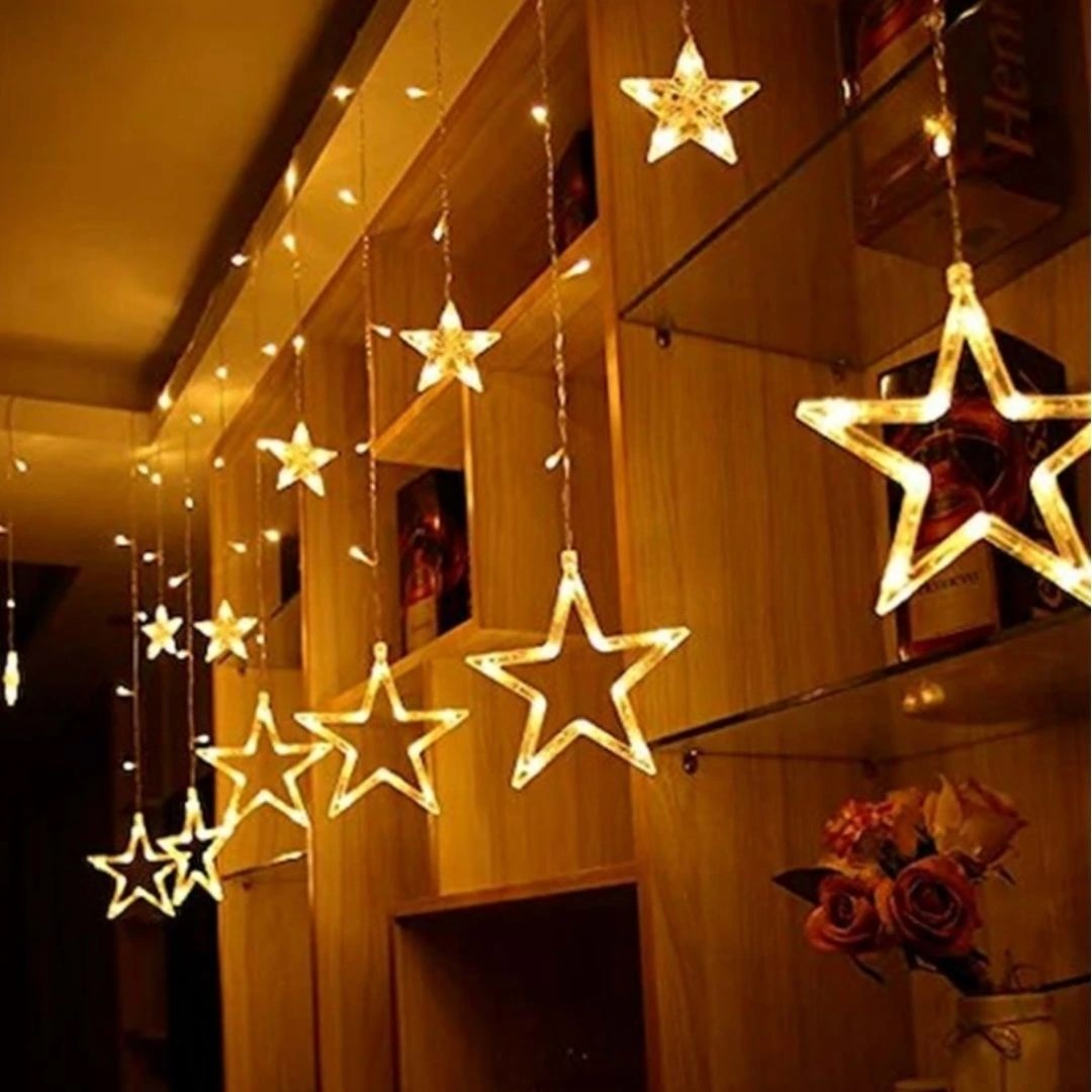 LED Perde 3 m 120 LED'li Yıldız Modeli