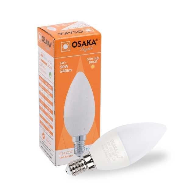 Led015 E14 6W Buji Günışığı Led Ampul