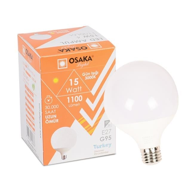 LEDP015 G95 15W G.ISIGI GLOP LED AMPUL