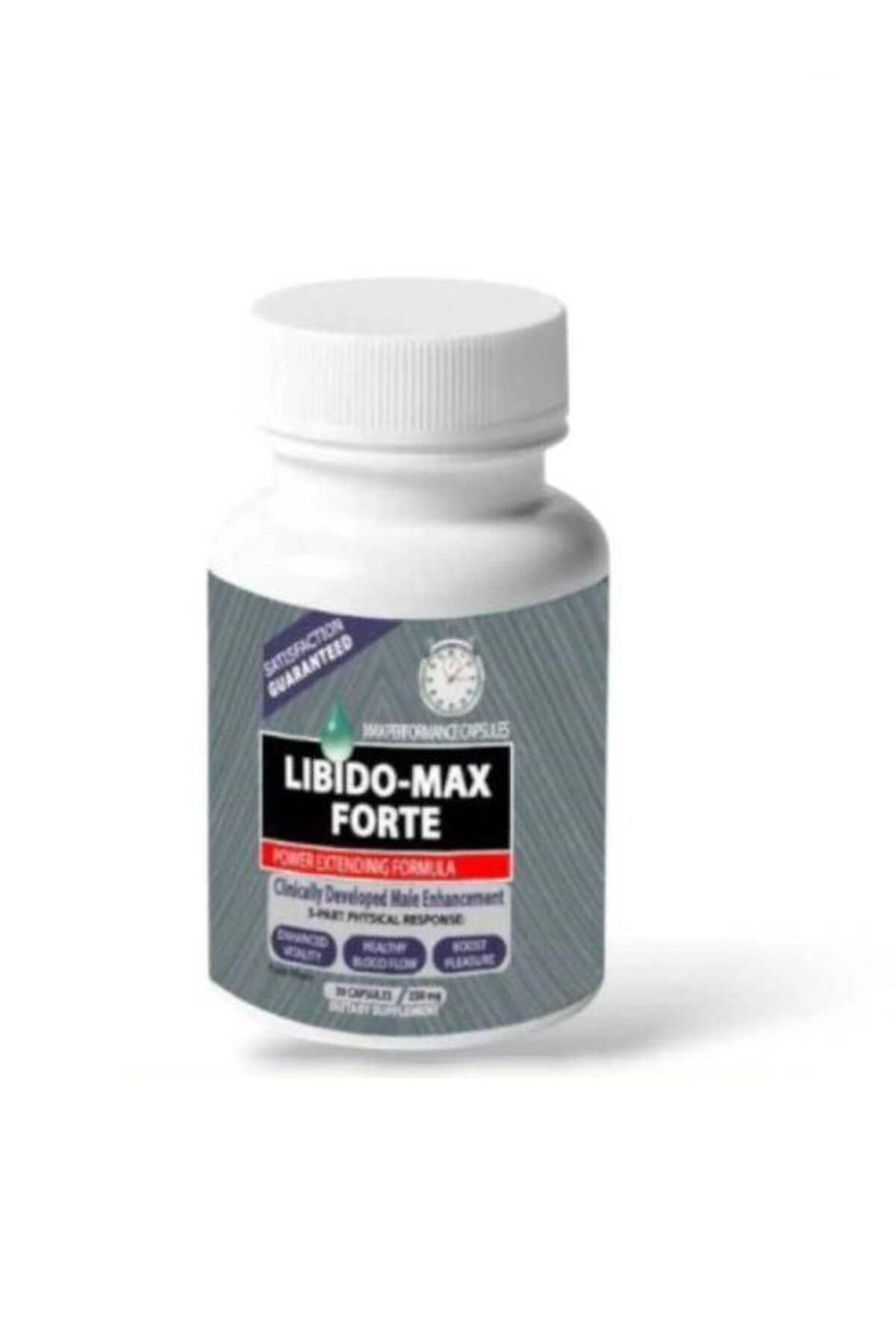 Li.bido Max Forte Sertlestiricili Büyütücülü Destekleyici 30'lu x 1 adet+ Lustra Masaj Yağı