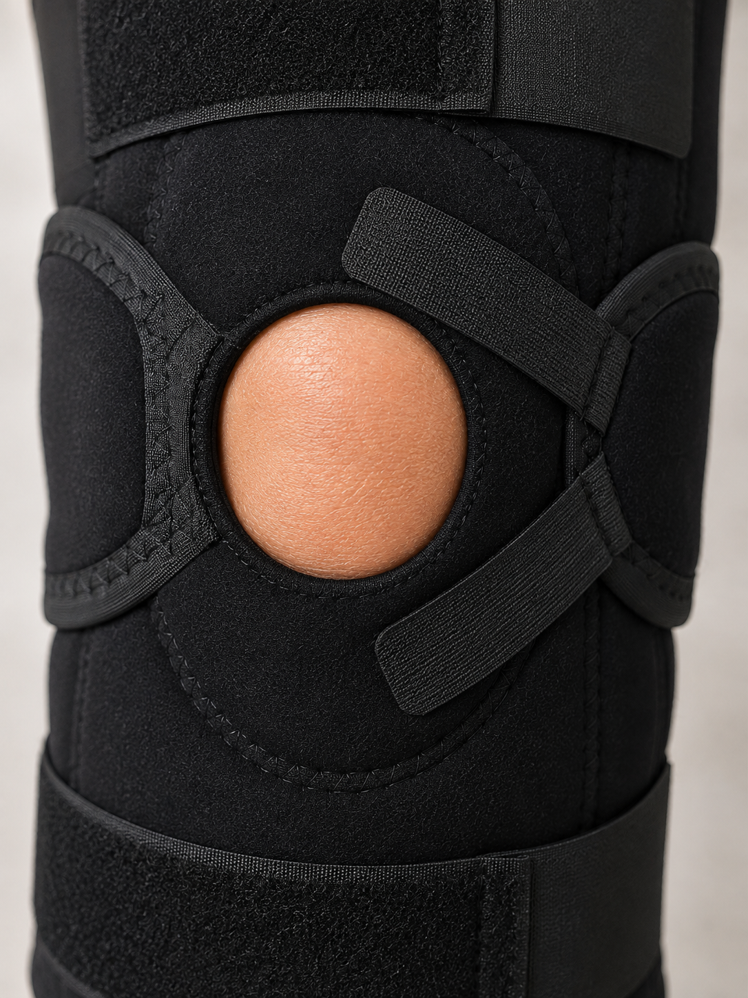 Ligament Destekli Dizlik Ayarlanabilir Cırtlı Açık Patella Diz Destekliği