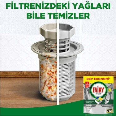 Limon Kokulu Bulaşık Makinesi Deterjanı Kapsülü 72 Adet