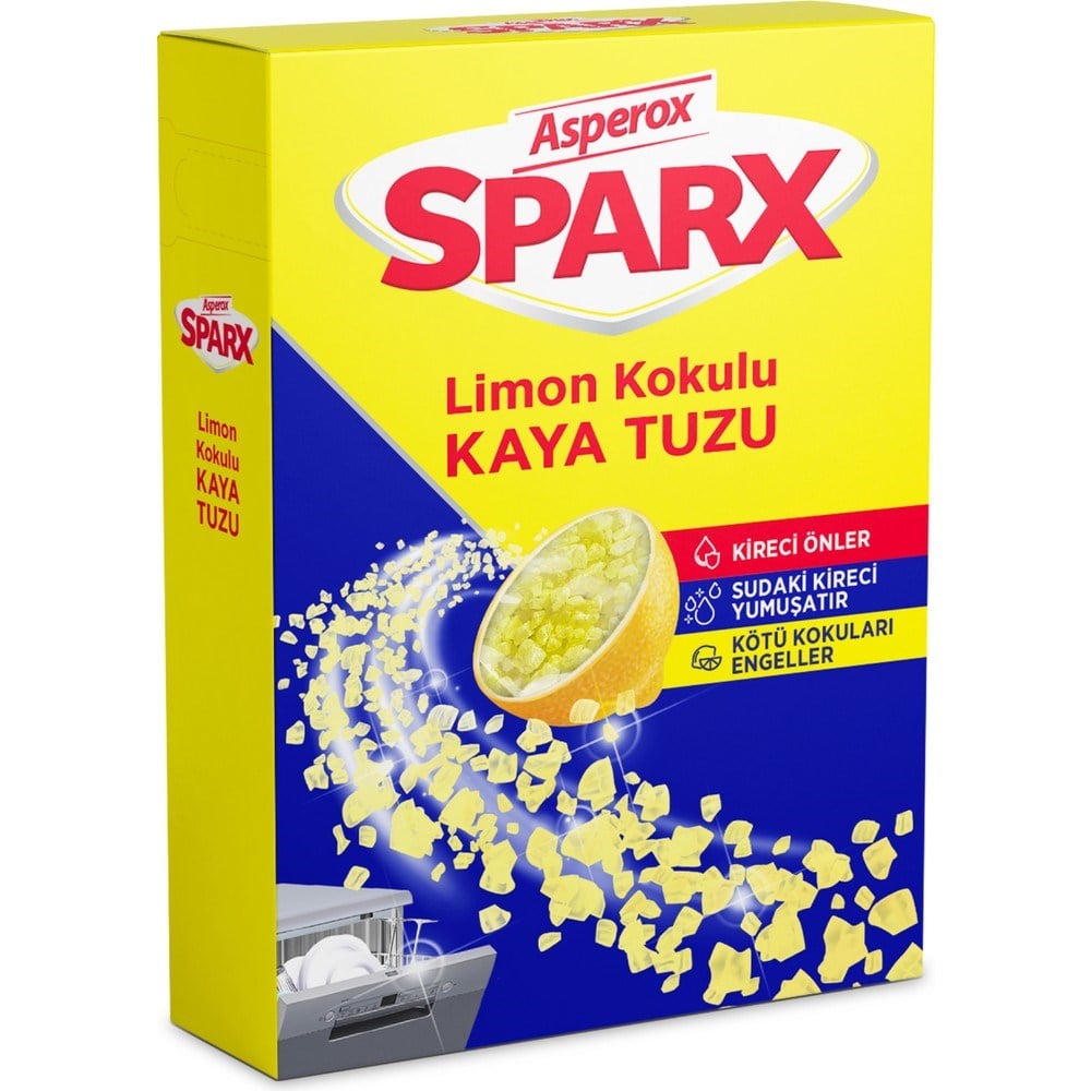 Limon Kokulu Bulaşık Makinesi Kaya Tuzu 1.5 kg