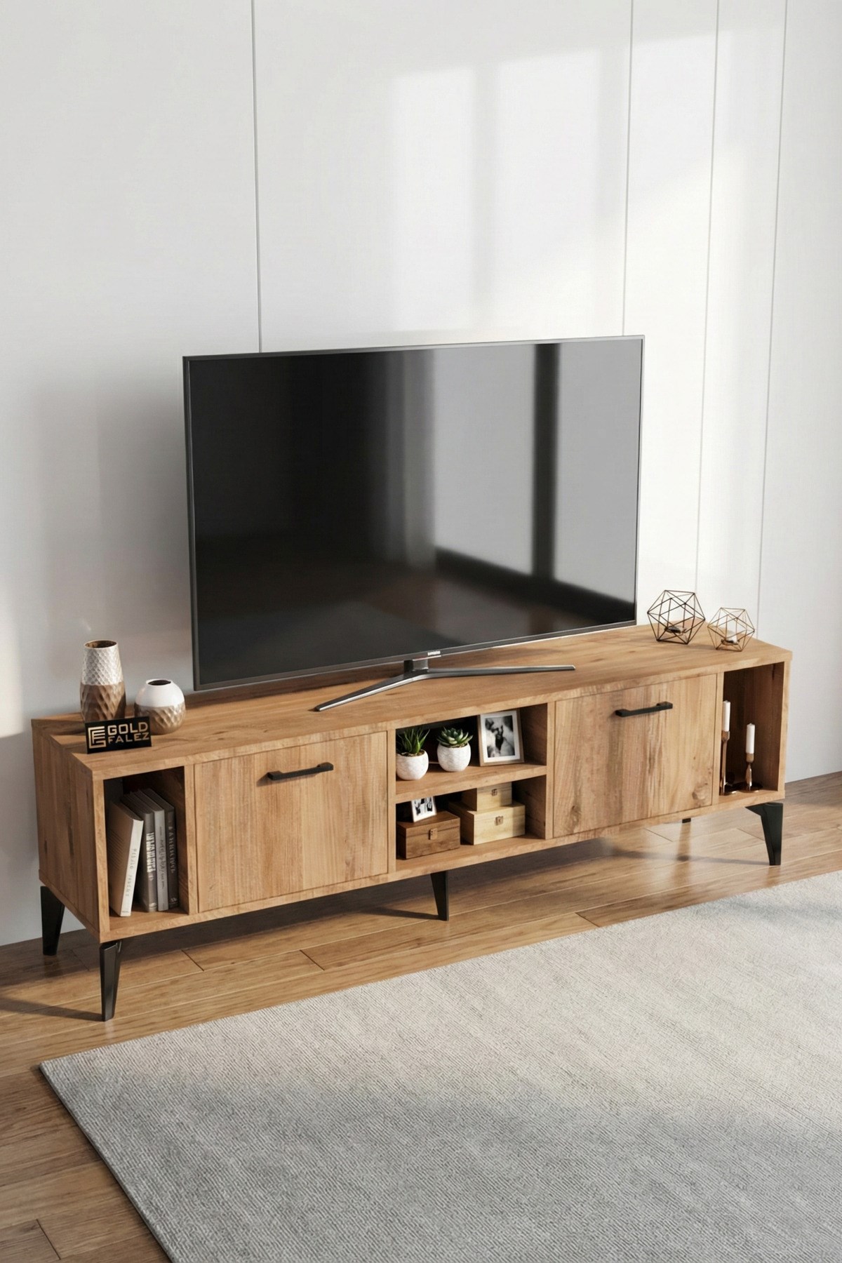 Linya TV Sehpası Çok Renkli 160x35 cm