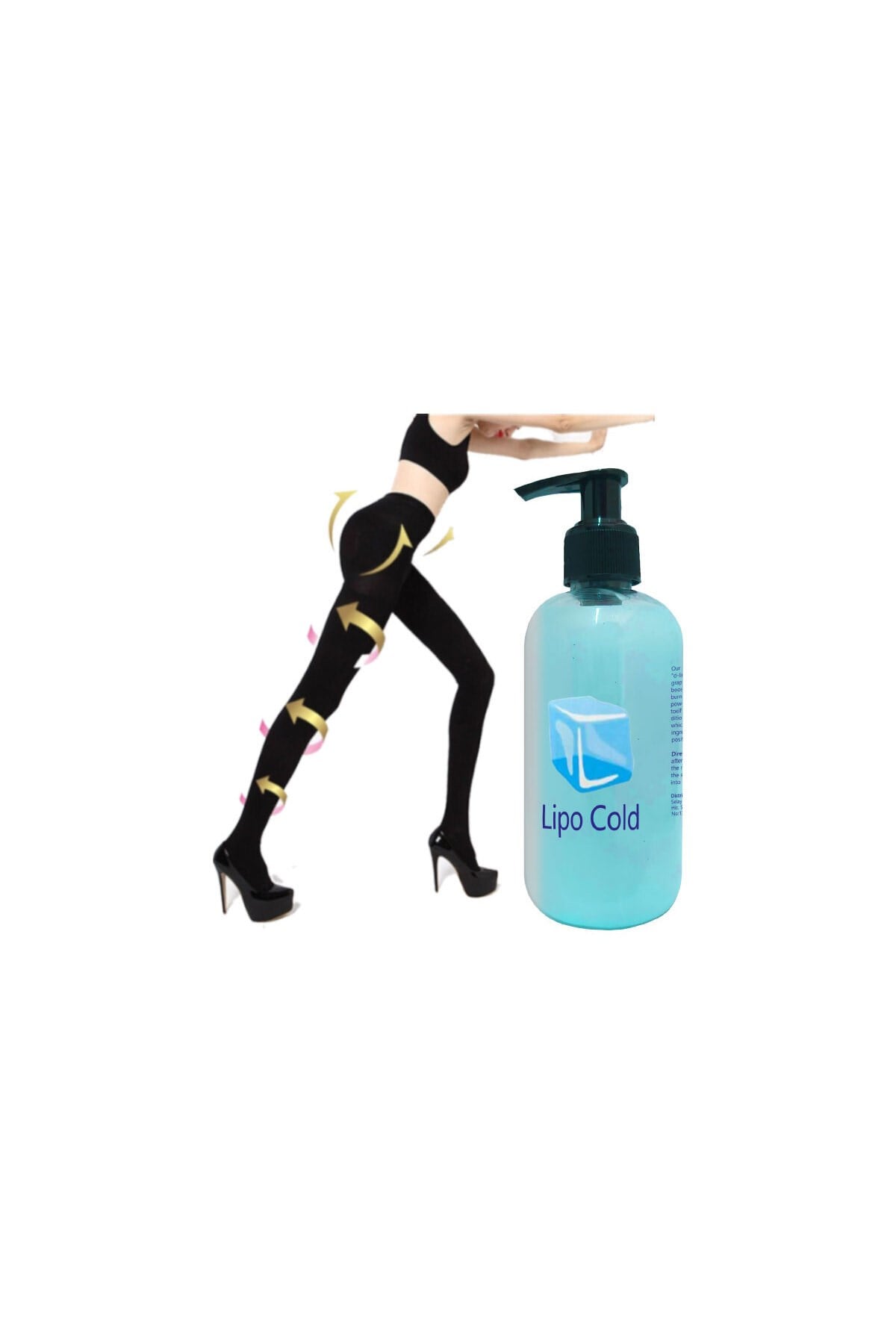 Lipo Cold Selülite Fazla Yağlara 250 ml + S-M Mikro Kapsüllü Şekillendirici Tayt