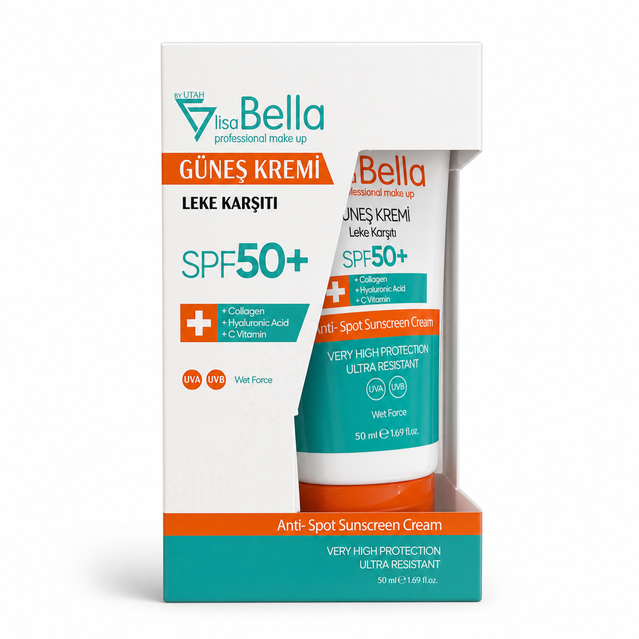 Lisa Bella Leke Karşıtı Güneş Kremi SPF 50+ 50 ml