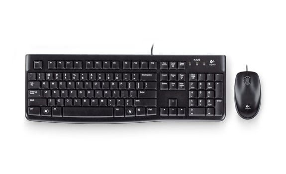 LOGITECH MK120 TR Q USB KABLOLU KLAVYE VE MOUSE SET SİYAH 920-002560