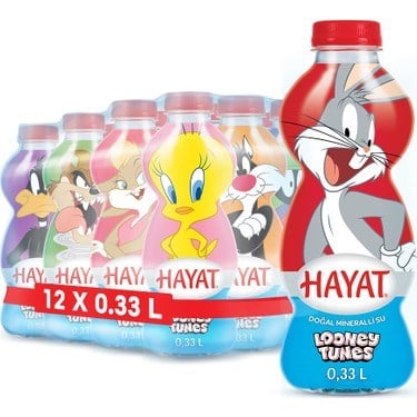 Looney Tunes Su 12x330 ml Eğlenceli Tasarım