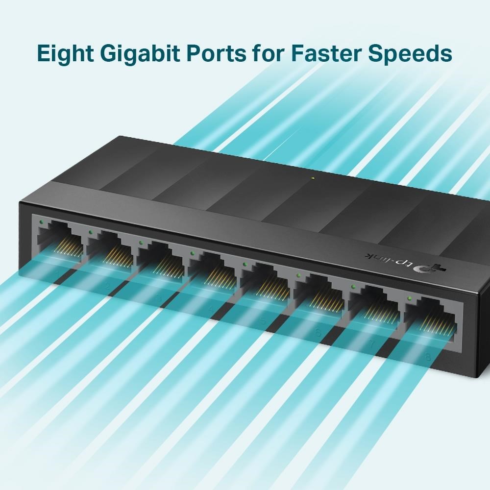 LS1008G 8 PORT 10/100/1000 GIGABIT PLASTİK KASA SWITCH