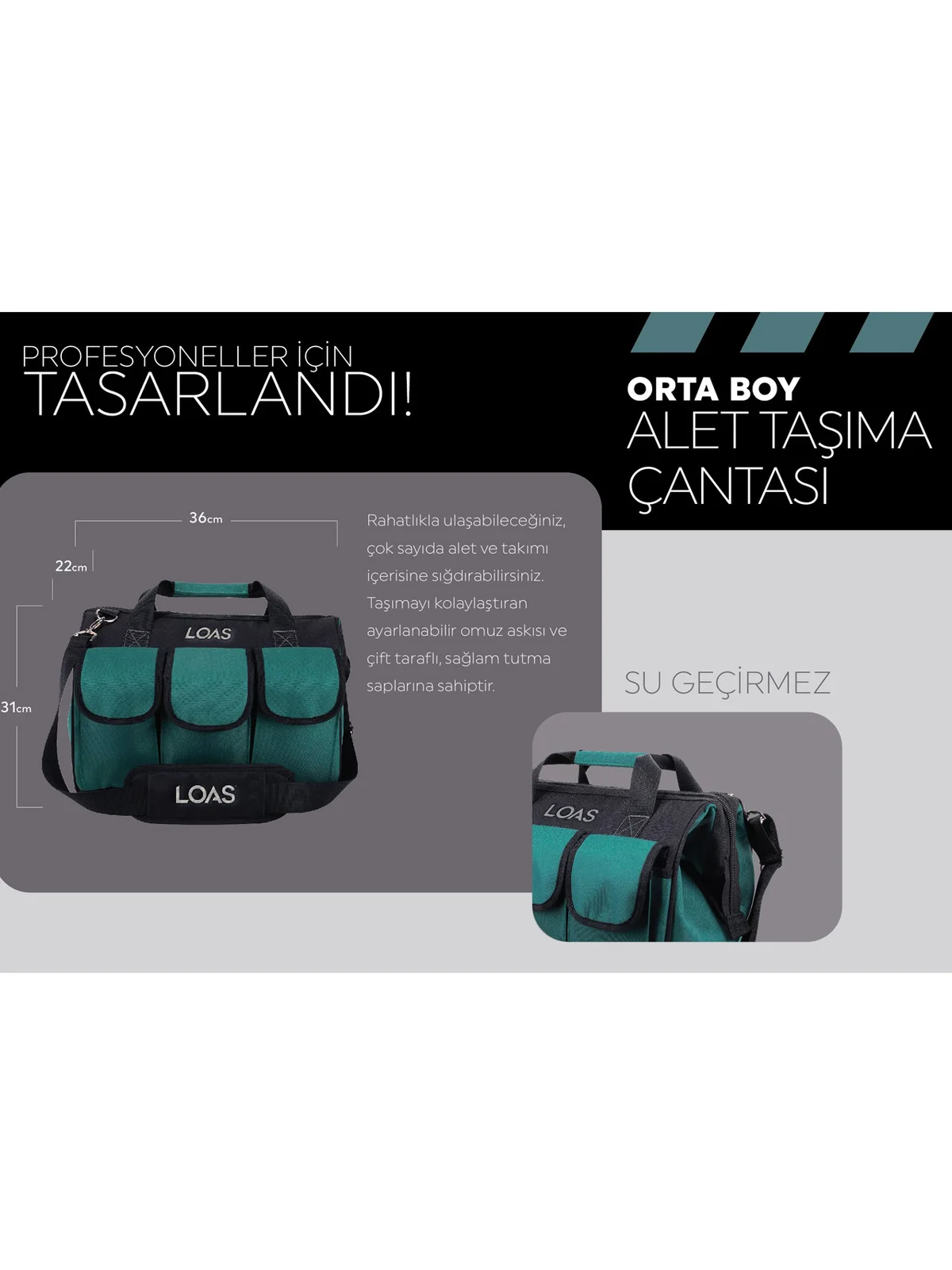 LSTCT16 LOAS Büyük Boy Taşıma Çanta