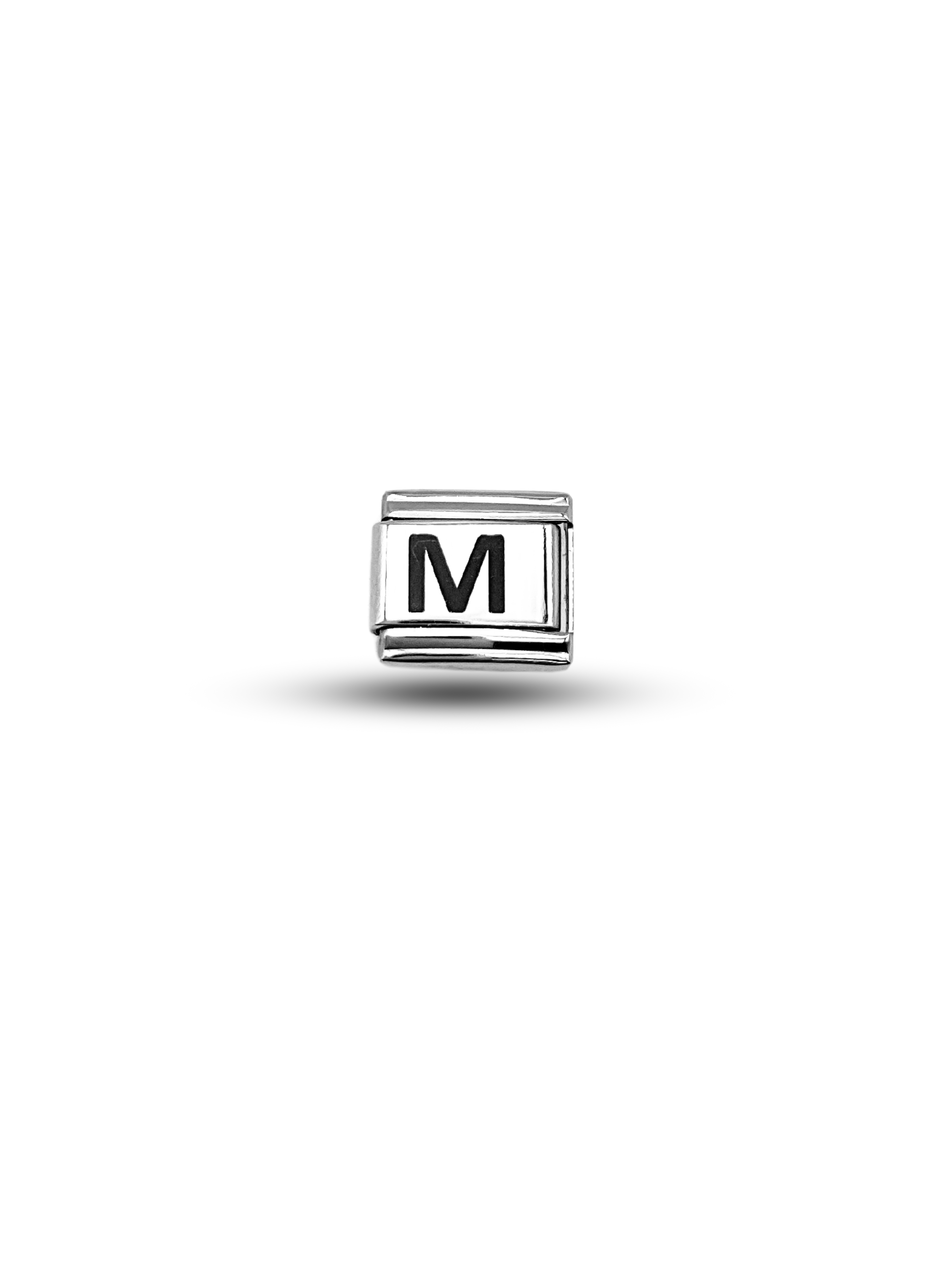 M Harf Charm | Çelik Bileklik Aksesuarı | Kişiye Özel Harf Modülü | Minimal & Şık