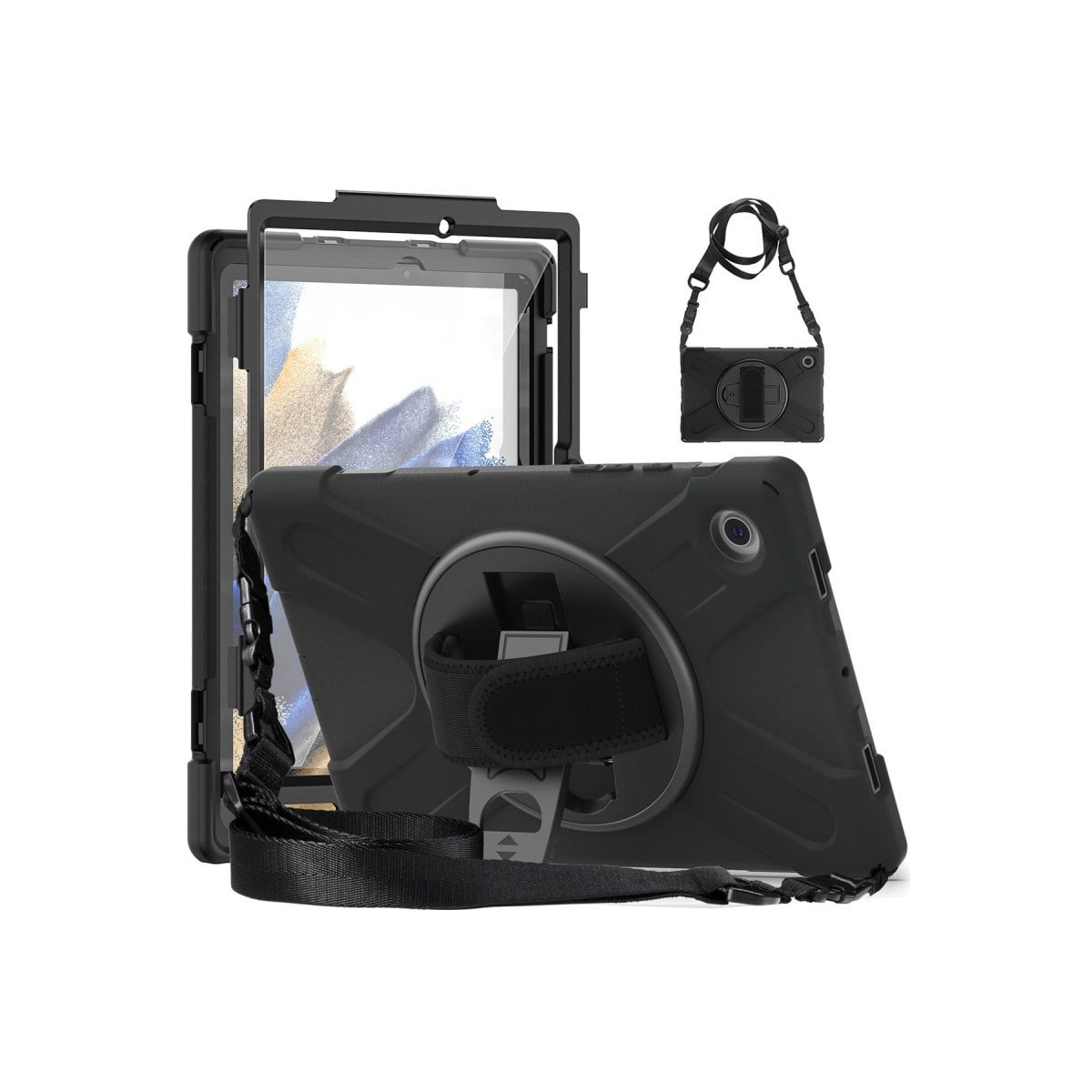 M10 Plus 10.6 125FU/128FU Kılıf Amazing Tablet Kapak - Siyah