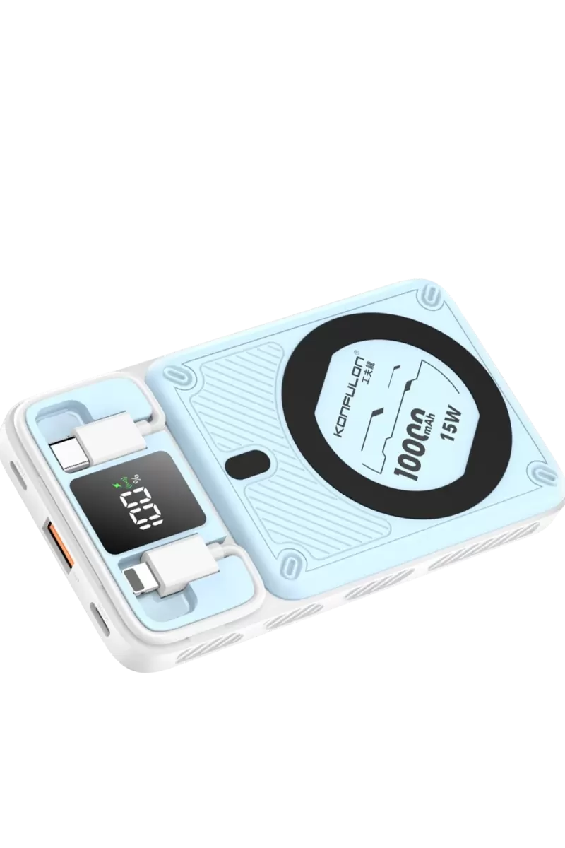 M25W 10.000 mAh 20W PD Magsafe Powerbank - Mavi