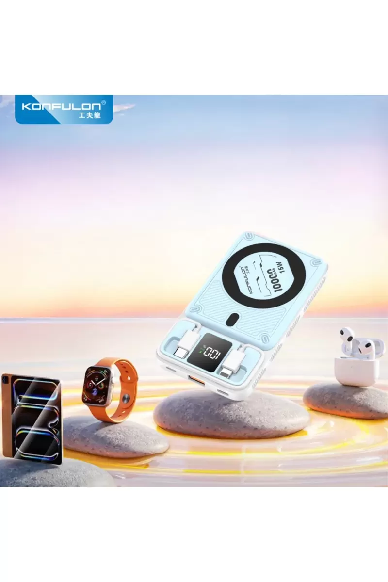 M25W 10.000 mAh 20W PD Magsafe Powerbank - Mavi