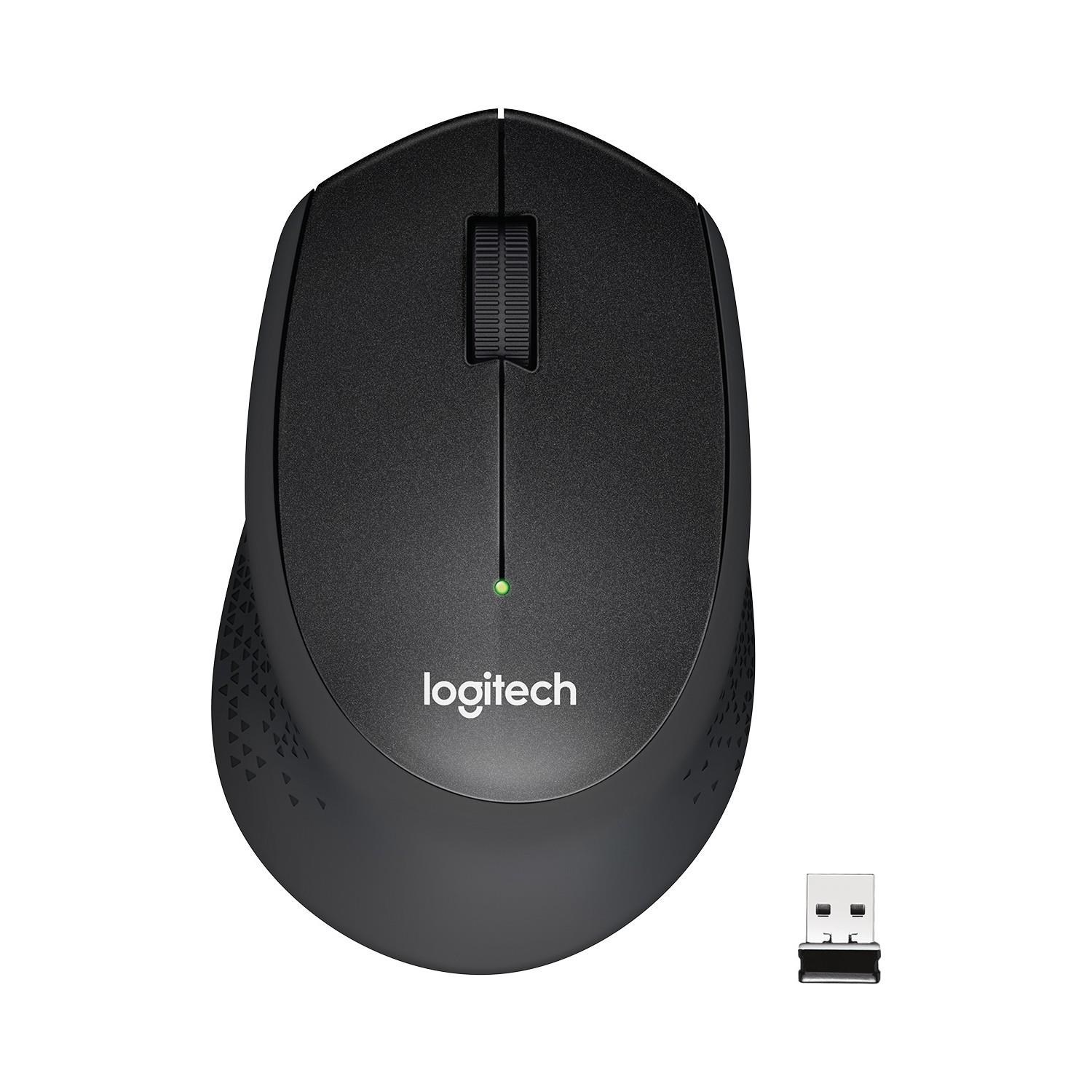 M330 SESSİZ KABLOSUZ USB OPTİK MOUSE SİYAH 910-004909
