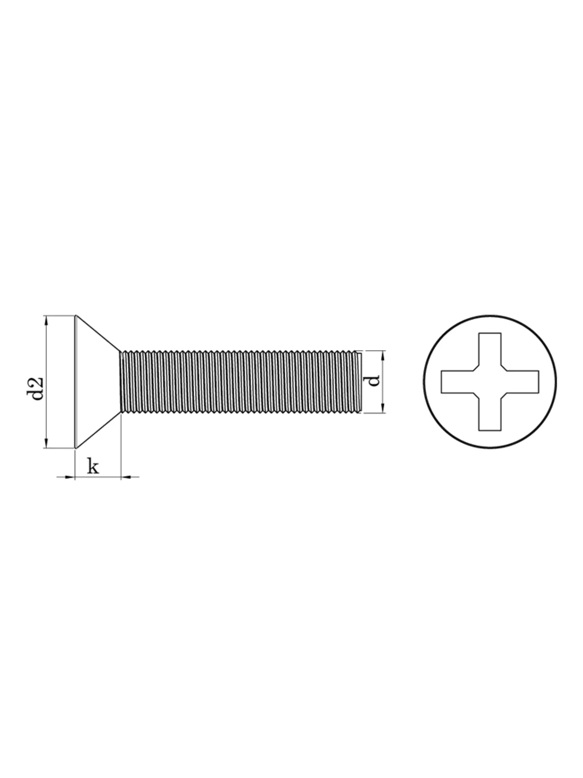 M3x30 mm Inox YHB Metrik Vida DIN 965