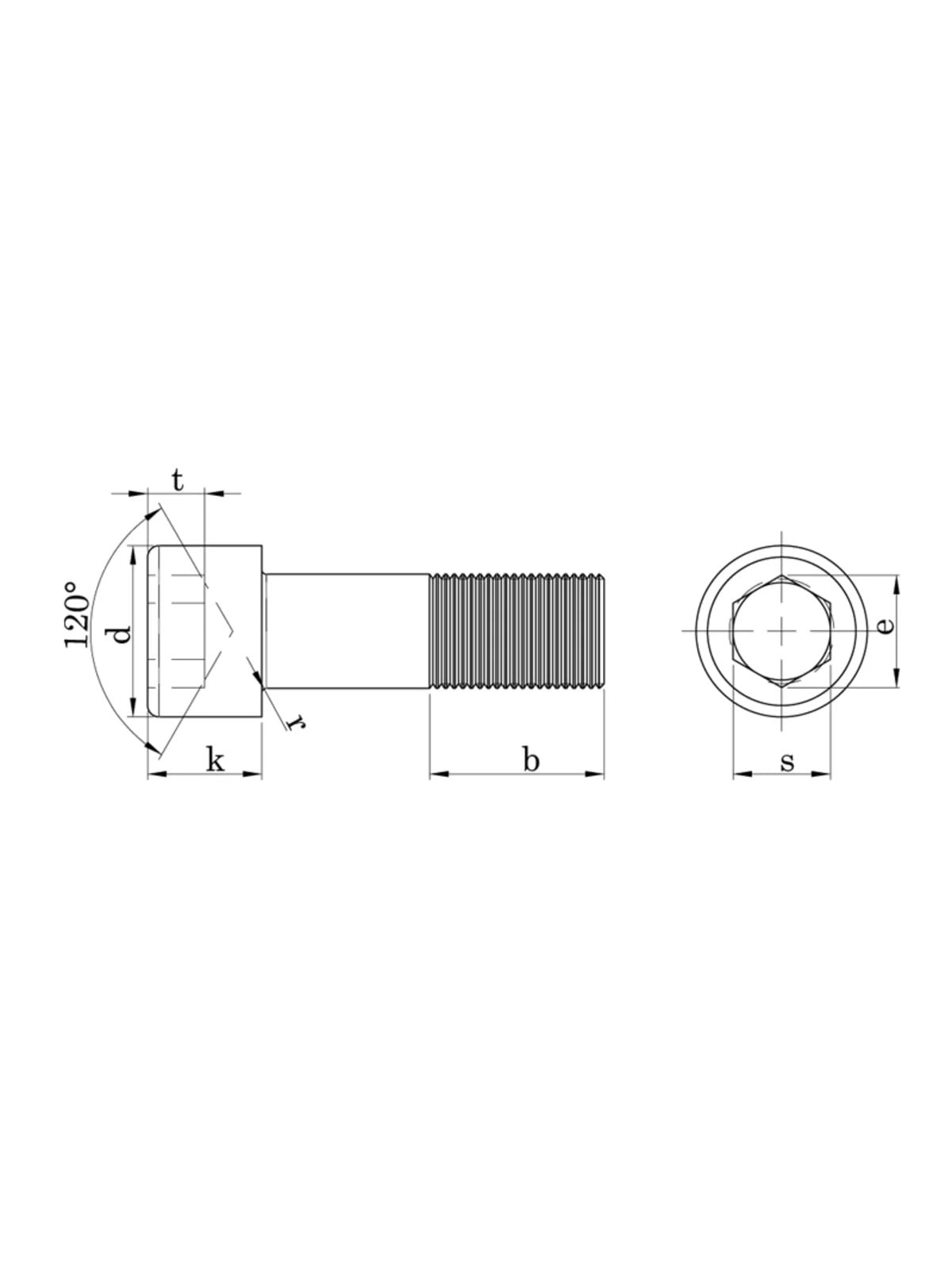 M4x30 İmbus Cıvata DIN 912