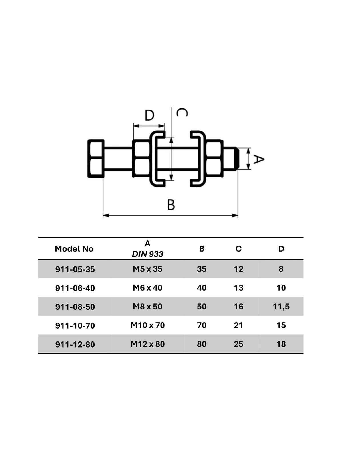 M6 91206-SM PABUÇSUZ BASKI GRUBU 23916, 911-05-35