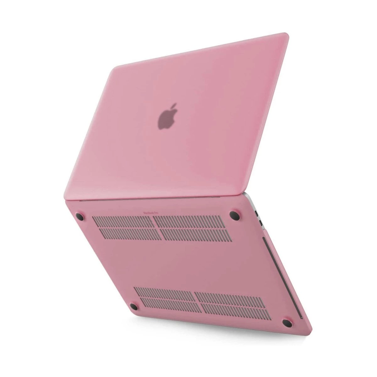 Macbook Pro 13 2021 Macbook Buzlu Kapak - Pembe