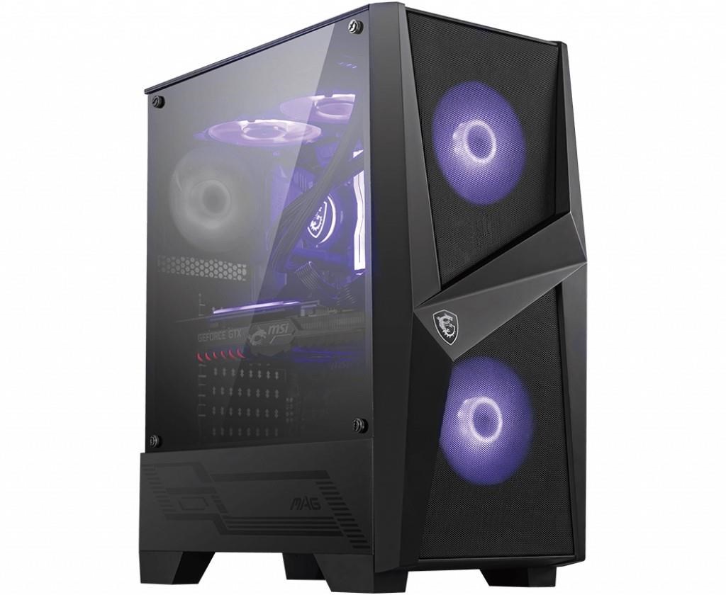 MAG FORGE 100M TEMPERLI CAM 2X120MM 1X120MM ARGB FAN PSU YOK GAMING SİYAH KASA
