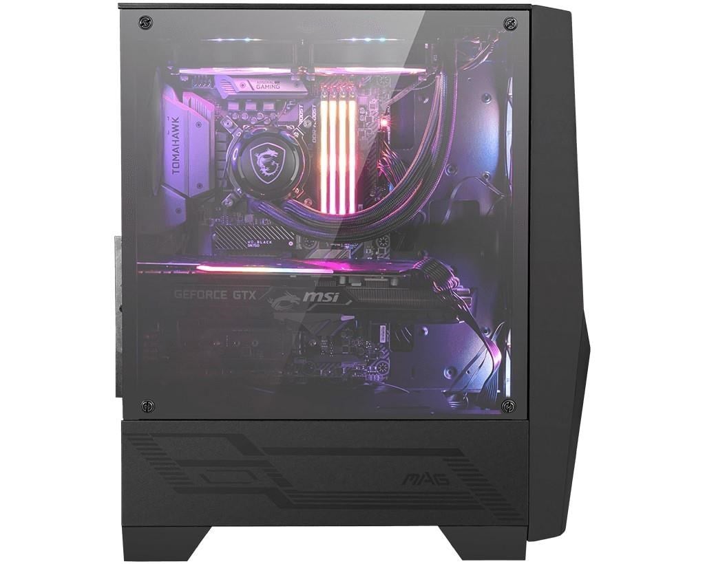 MAG FORGE 100R TEMPERLI CAM ARGB PSU YOK 2X120MM 1X120MM GAMING ATX KASA SİYAH