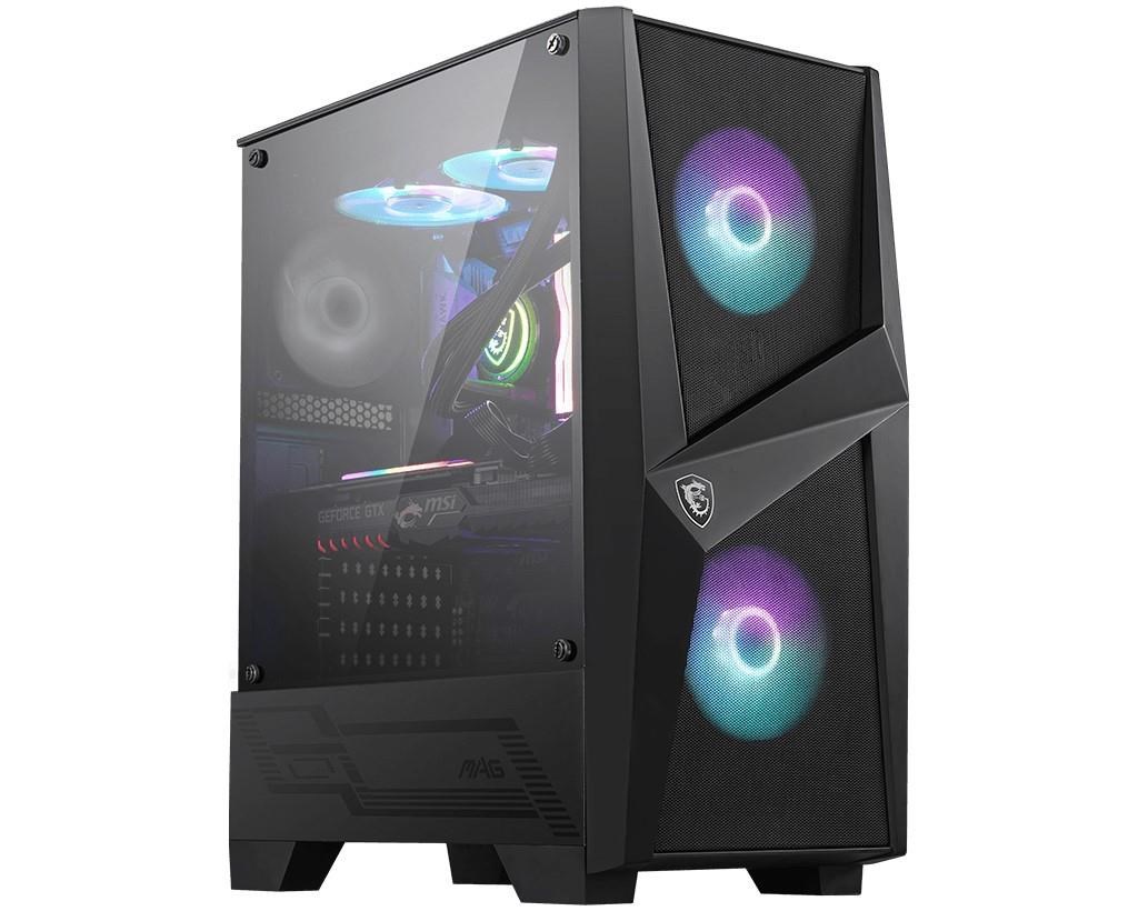 MAG FORGE 100R TEMPERLI CAM ARGB PSU YOK 2X120MM 1X120MM GAMING ATX KASA SİYAH