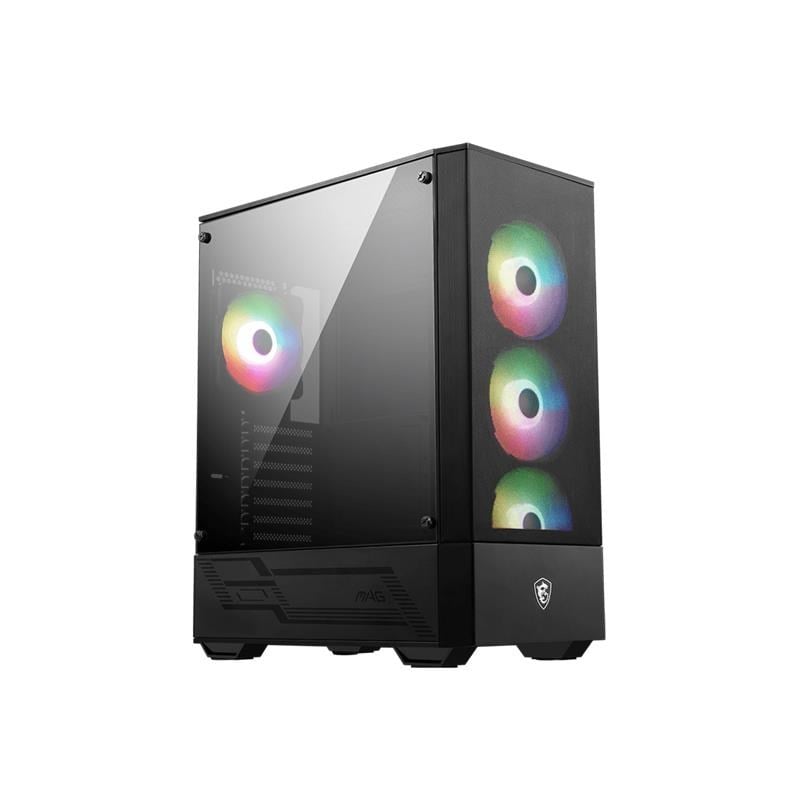 MAG FORGE 112R TEMPERLI CAM 3X120MM 1X120MM ARGB FAN PSU YOK ATX GAMING KASA