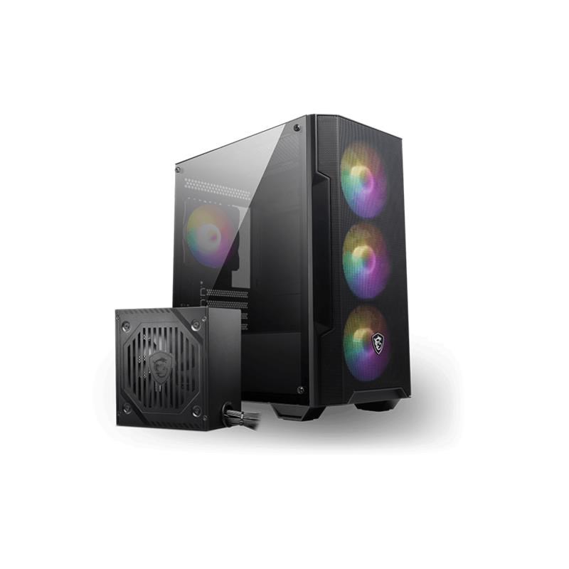 MAG FORGE M100A D60 600W 80+ AKRİLİK YAN PANEL 3X120MM 1X120MM ARGB BRONZE MATX GAMING KASA