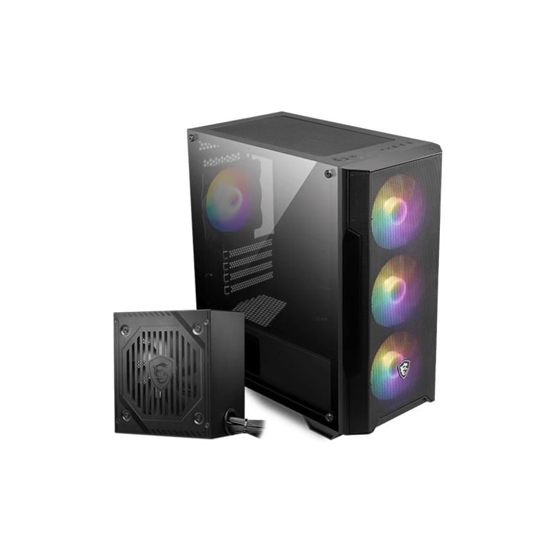 MAG FORGE M100A D60 600W 80+ AKRİLİK YAN PANEL 3X120MM 1X120MM ARGB BRONZE MATX GAMING KASA