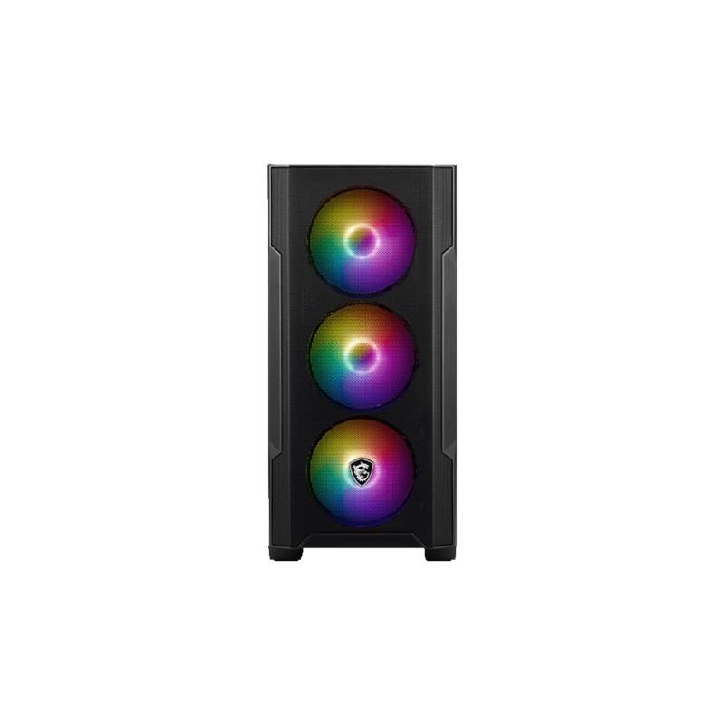 MAG FORGE M100R TEMPERLI CAM ARGB 3X120MM 1X120MM PSU YOK MATX GAMING KASA