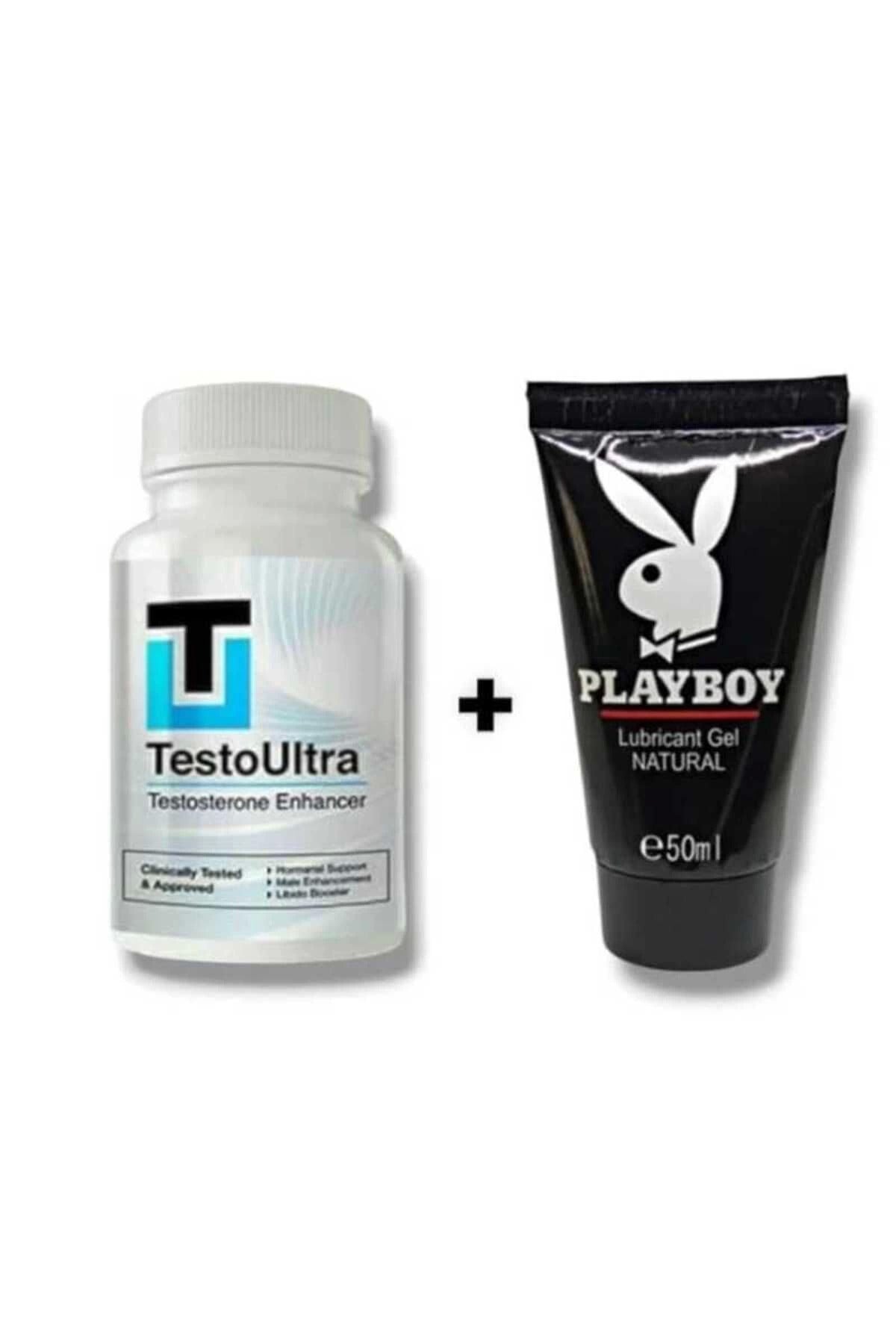 Magna Rx+ Erkeklere Özel Bölge Destekleyici 60'Lı  + Playboy Kayganlaştırıcı 50 Ml
