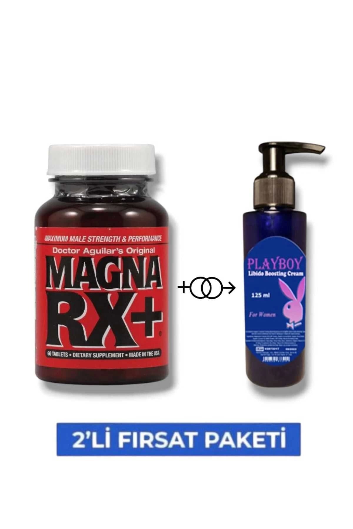 Magna Rx Erkeklere Özel Bölge Destekleyici 60'lı Mucizevi Libido Cream 125 ml