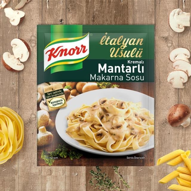 Makarna Sos Kremalı Mantar 52Gr