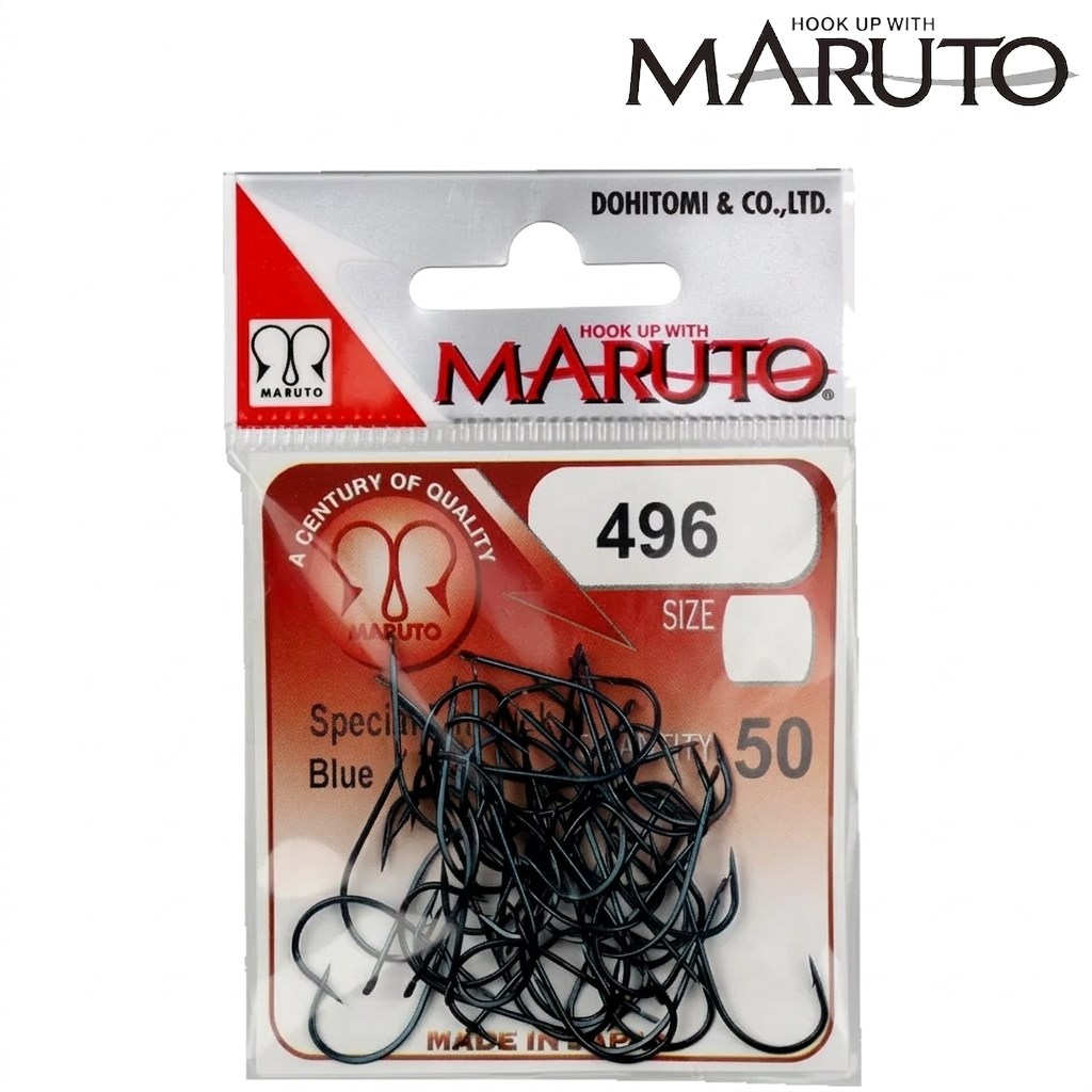 Maruto 496 Mavi (50li Paket) Olta İğnesi - NO-1