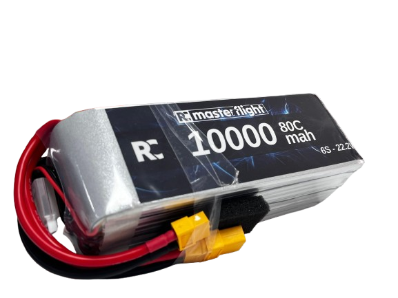 Masterflight 22,2V Li-po Pil 10000mAh 80C 6s Lityum Polymer Batarya