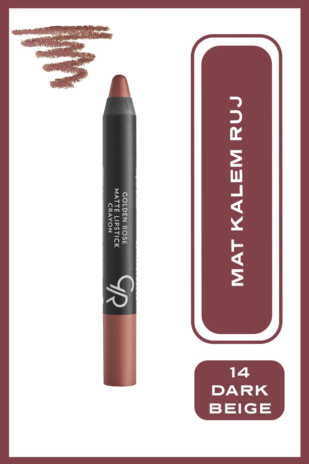 Mat Kalem Ruj - Matte Lipstick Crayon