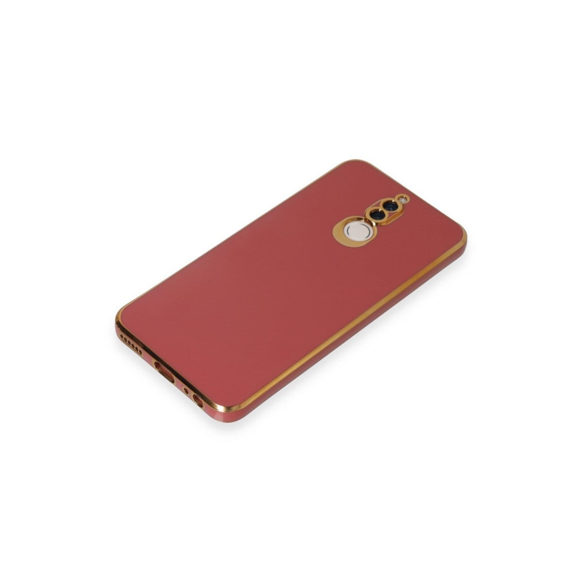 Mate 10 Lite Kılıf Volet Silikon - Kırmızı