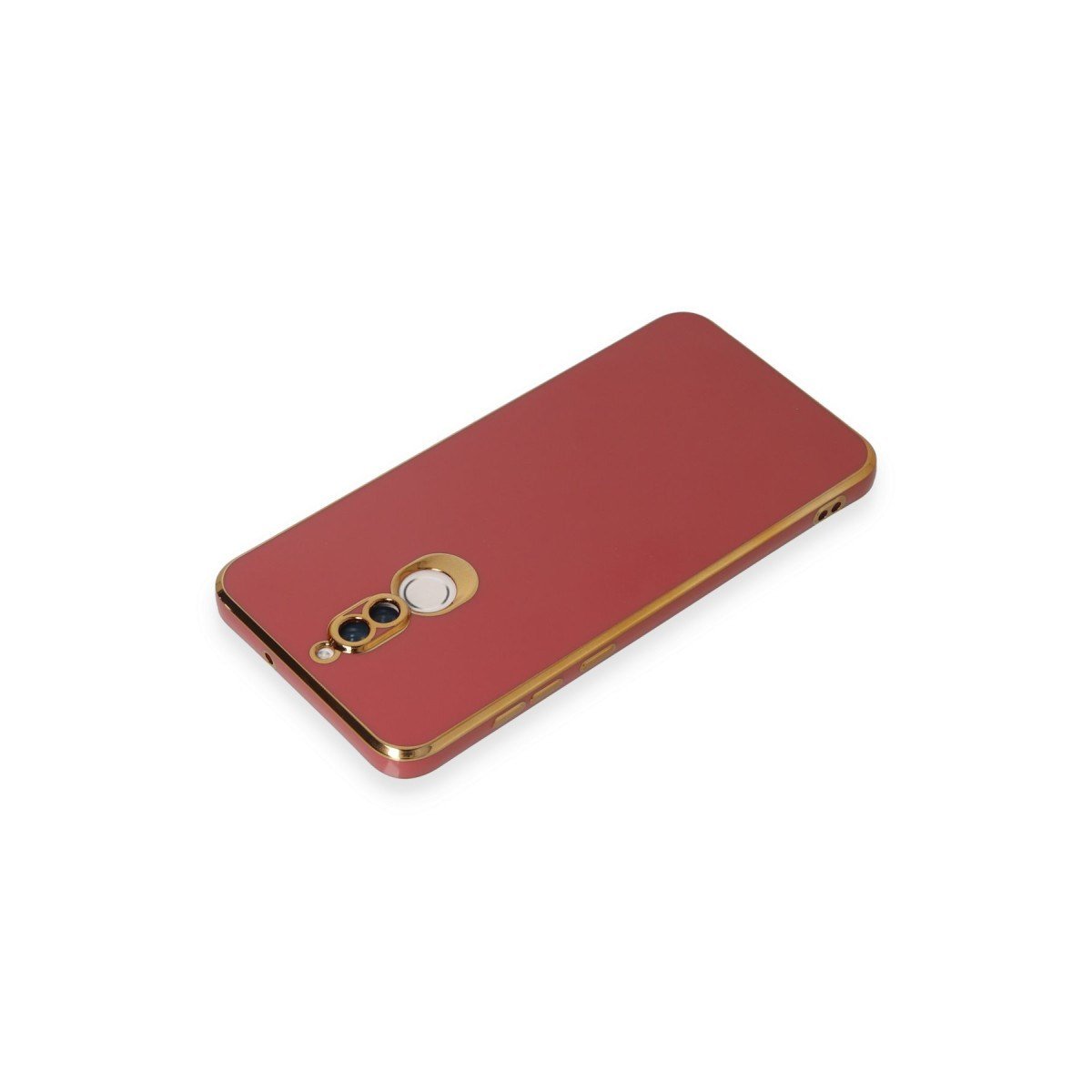 Mate 10 Lite Kılıf Volet Silikon - Kırmızı