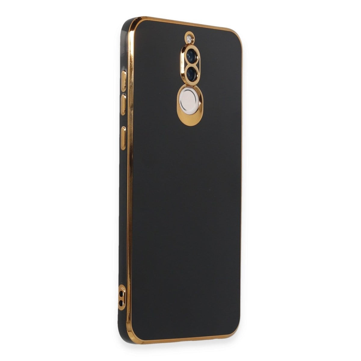 Mate 10 Lite Kılıf Volet Silikon - Siyah