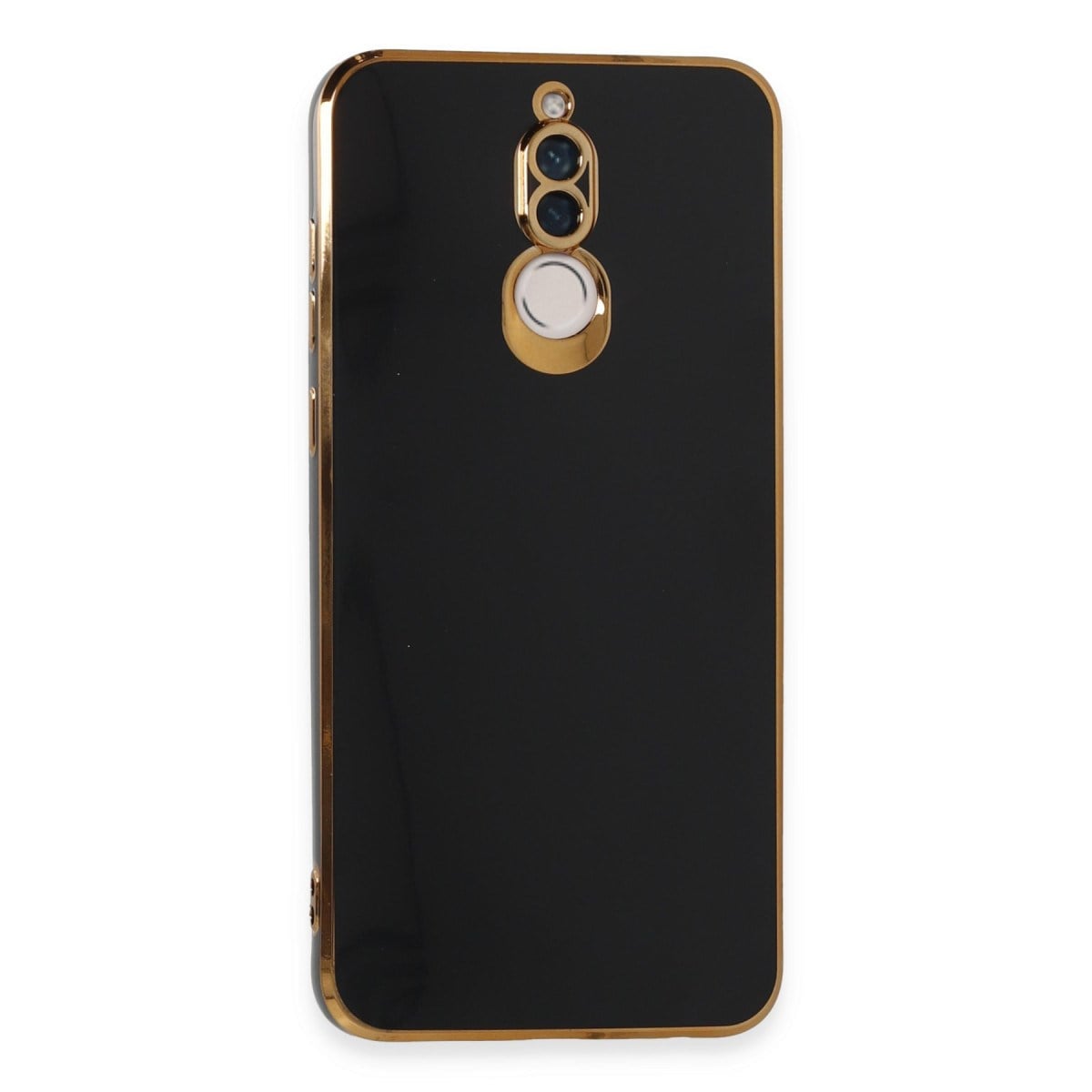 Mate 10 Lite Kılıf Volet Silikon - Siyah