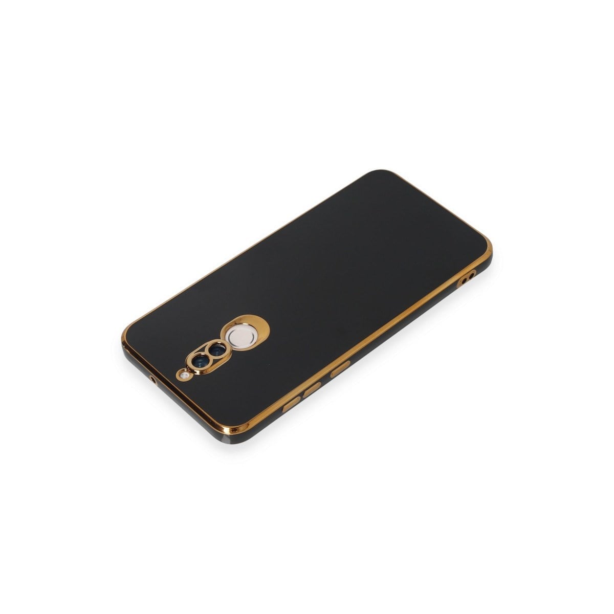 Mate 10 Lite Kılıf Volet Silikon - Siyah