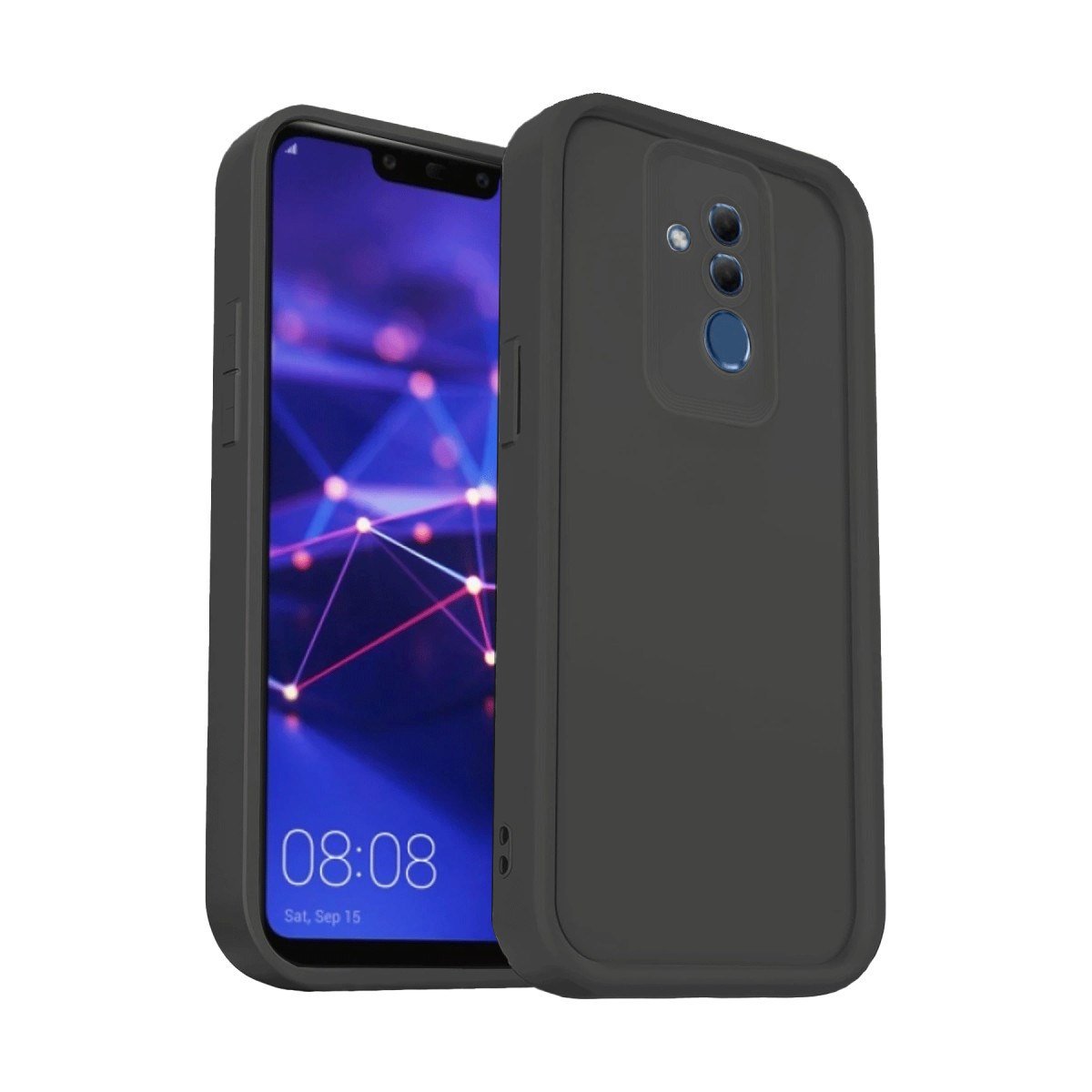Mate 20 Lite Kılıf Viera Silikon - Siyah