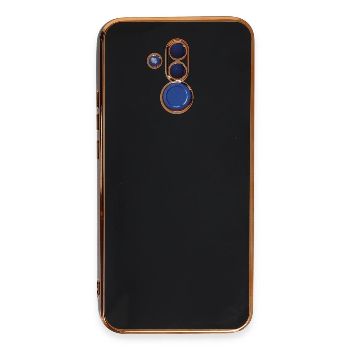 Mate 20 Lite Kılıf Volet Silikon - Siyah