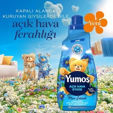 Mavi Gelincik Konsantre Yumuşatıcı 1440 ml Açık Hava Etkisi