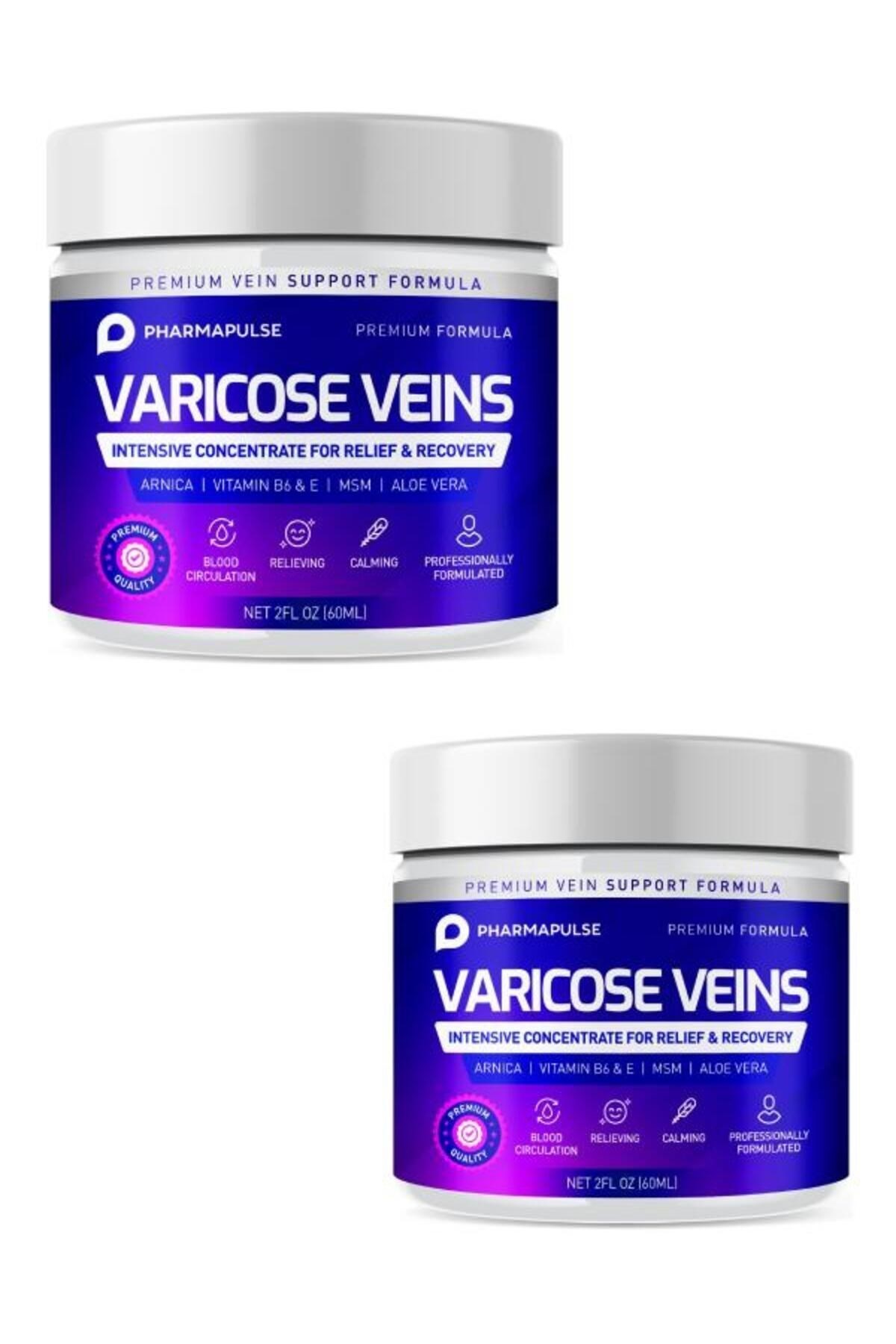 Maximum Strength Varicose Vein Var.is Bacak Bakım Masaj Kremi 100 ml 2 Adet