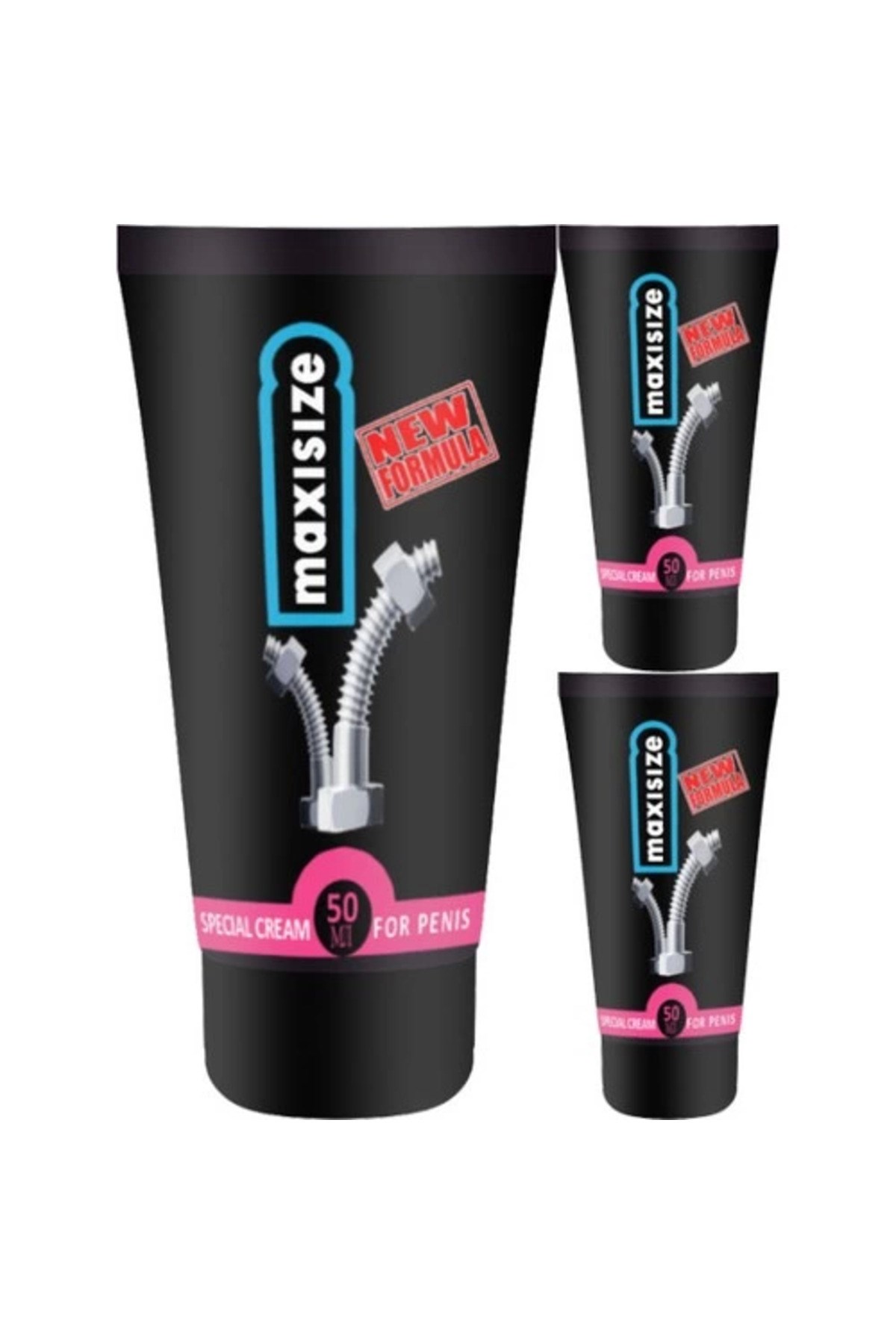 Maxsize Maxi Size 3 Adet Cream Erkeğe Özel 50 ml Şekillendirici Hareketleyici Krem
