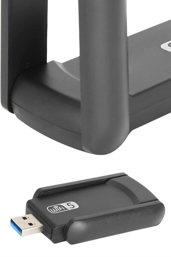 Mbps Wifi Alıcı Kablosuz Wifi Adaptörü Çift Band Çift Antenli Yeni Nesil